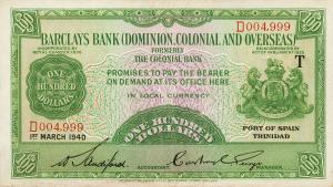 Gallery image for Trinidad and Tobago pS104b: 100 Dollars