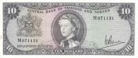 p28c from Trinidad and Tobago: 10 Dollars from 1964