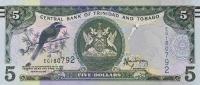 Gallery image for Trinidad and Tobago p47b: 5 Dollars