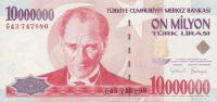 Gallery image for Turkey p214: 10000000 Lira