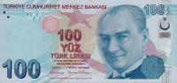 Gallery image for Turkey p226a: 100 Lira
