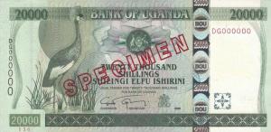 Gallery image for Uganda p46s: 20000 Shillings
