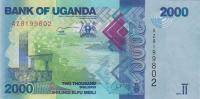 Gallery image for Uganda p50b: 2000 Shillings