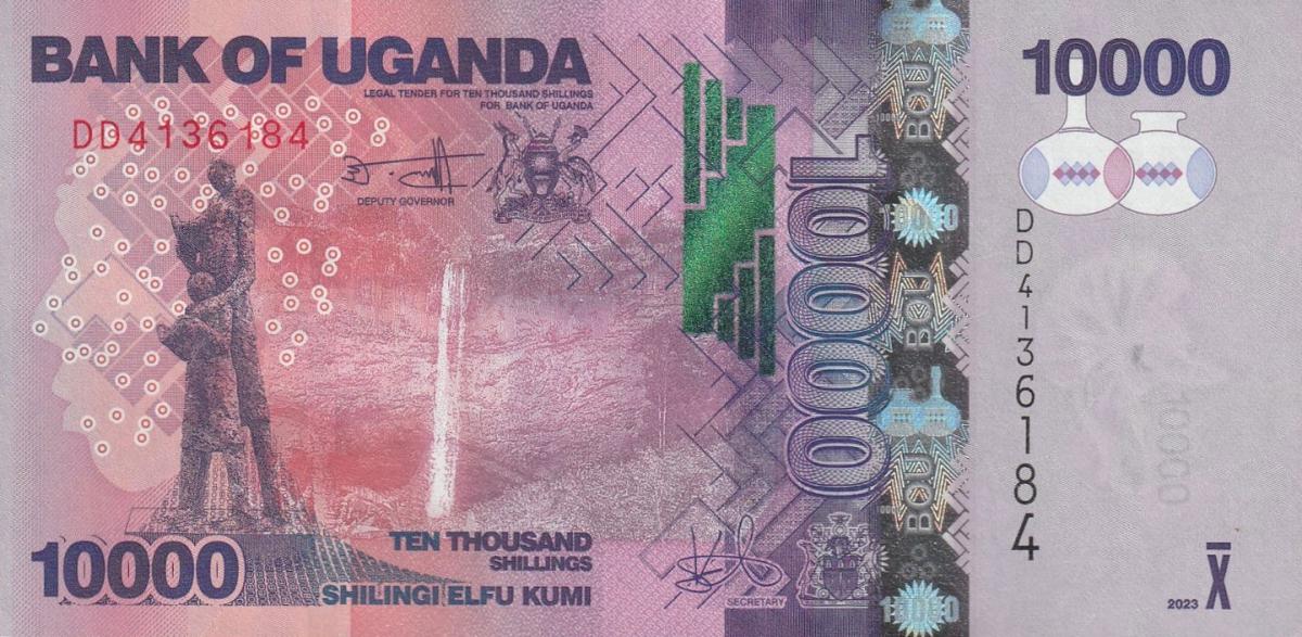 Front of Uganda p52h: 10000 Shillings from 2023