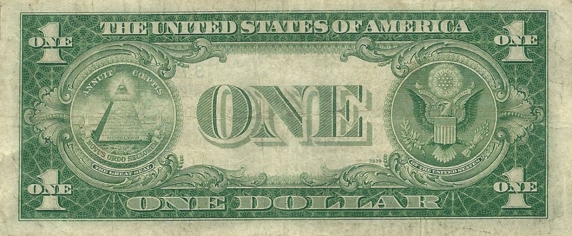 Back of United States p416AR: 1 Dollar from 1935