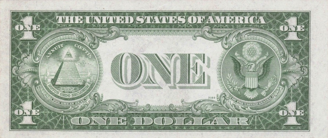 Back of United States p416AS: 1 Dollar from 1935