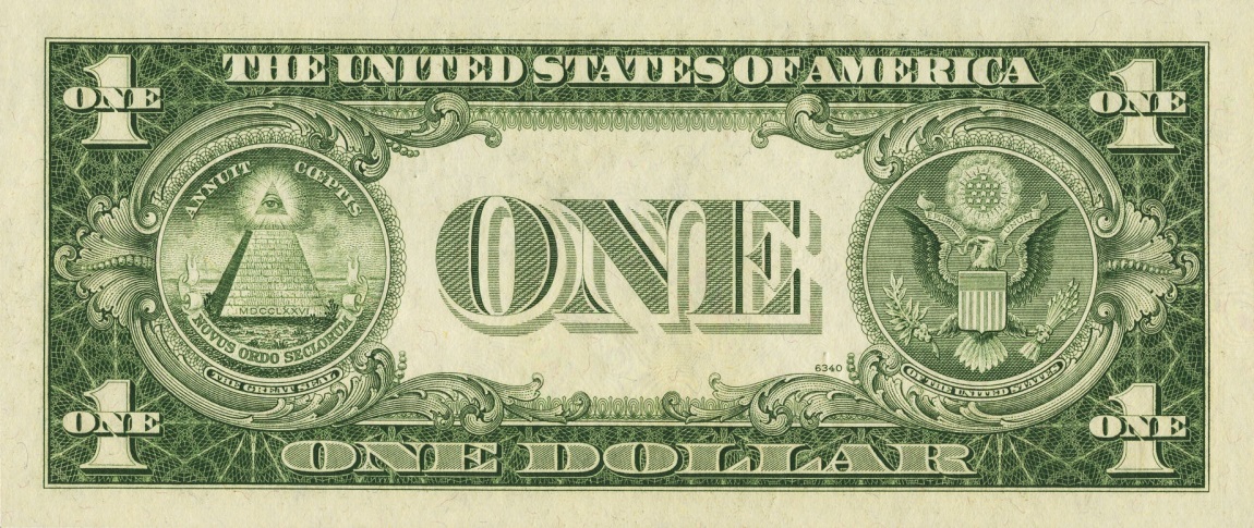 Back of United States p416NM: 1 Dollar from 1935