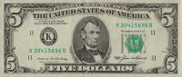 p475 from United States: 5 Dollars from 1985