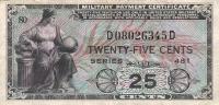 pM24a from United States: 25 Cents from 1951
