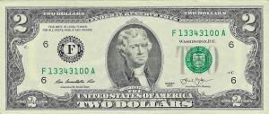 Gallery image for United States p538: 2 Dollars from 2013