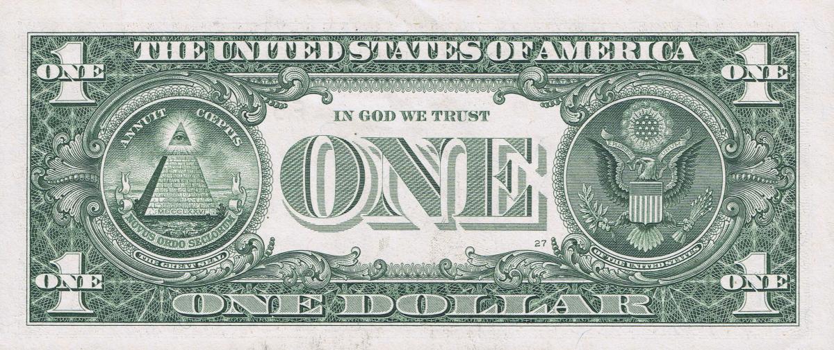 Back of United States p545F: 2 Dollars from 2017