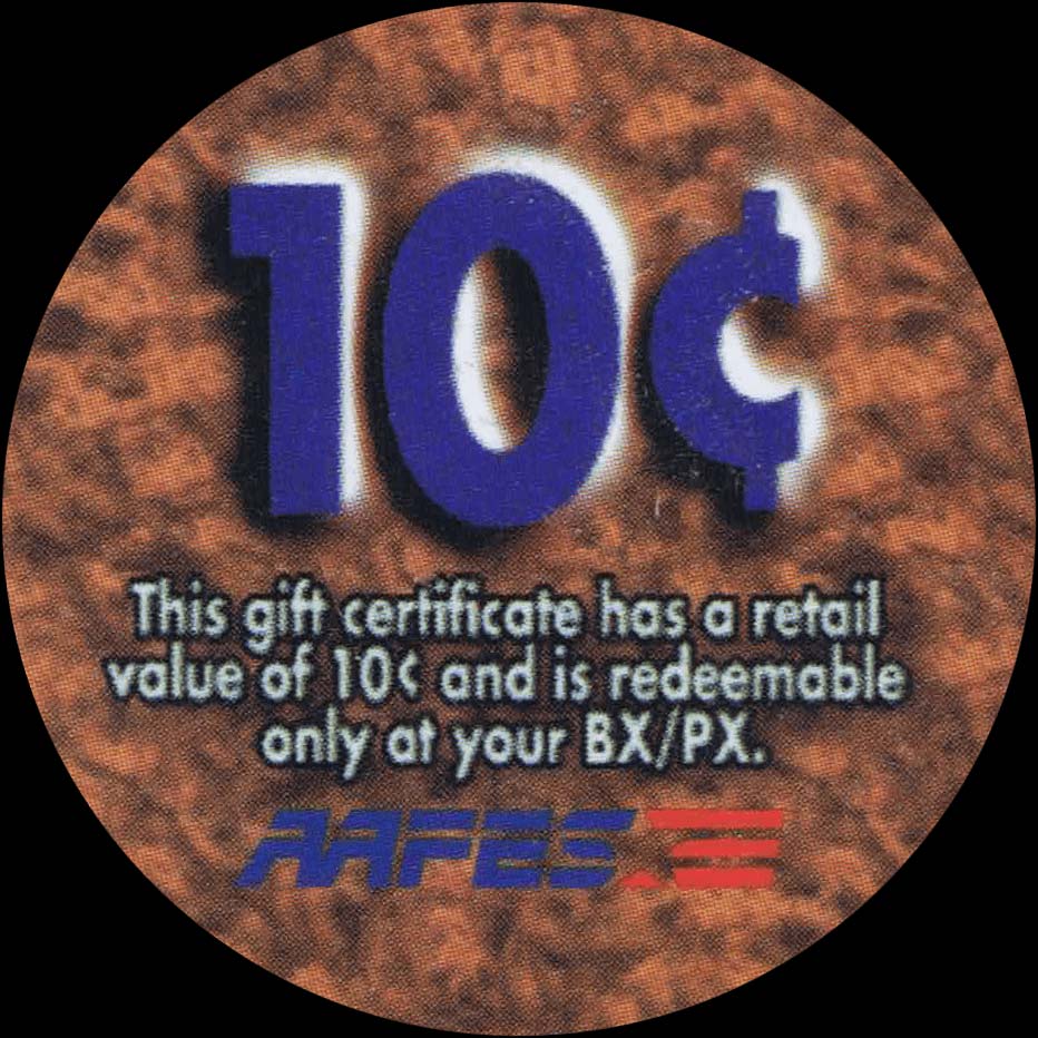 Front of United States pM122: 10 Cents from 2001