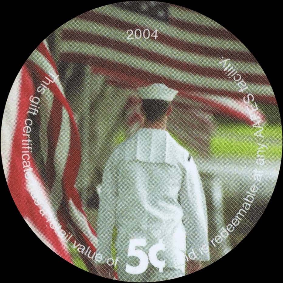 Front of United States pM202: 5 Cents from 2004