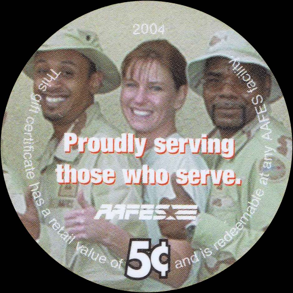 Front of United States pM205: 5 Cents from 2004