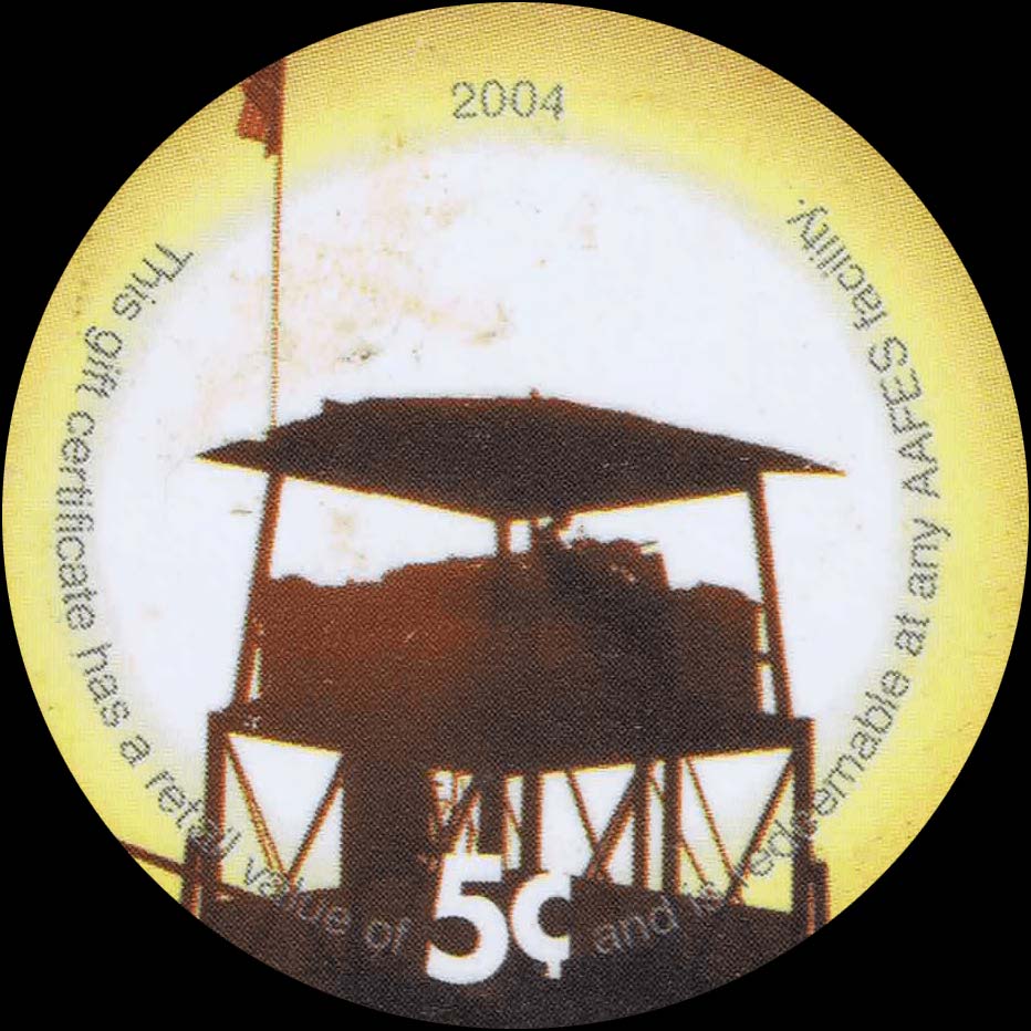 Front of United States pM207: 5 Cents from 2004
