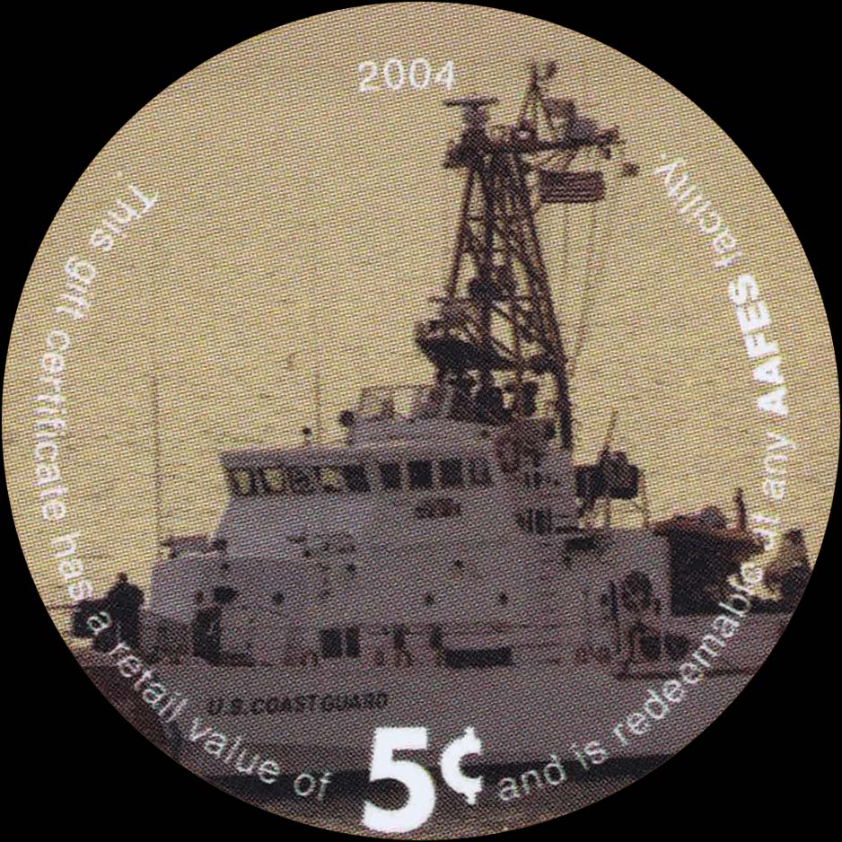 Front of United States pM242: 5 Cents from 2004