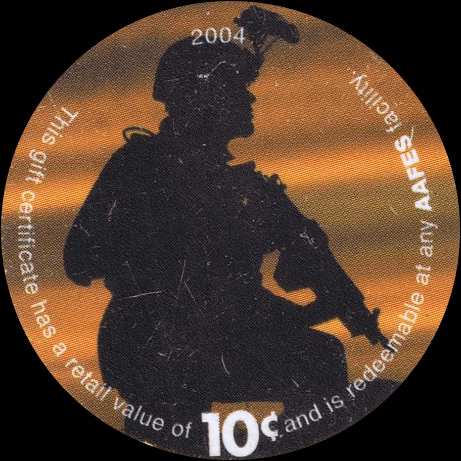 Front of United States pM249: 10 Cents from 2004