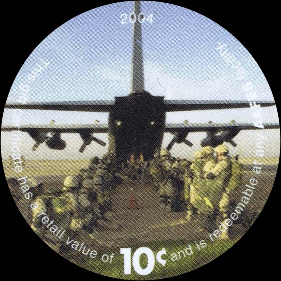 Front of United States pM251: 10 Cents from 2004