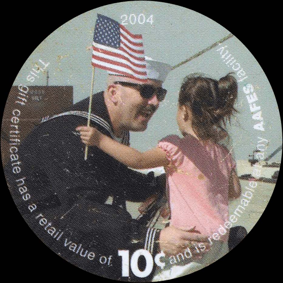 Front of United States pM254: 10 Cents from 2004