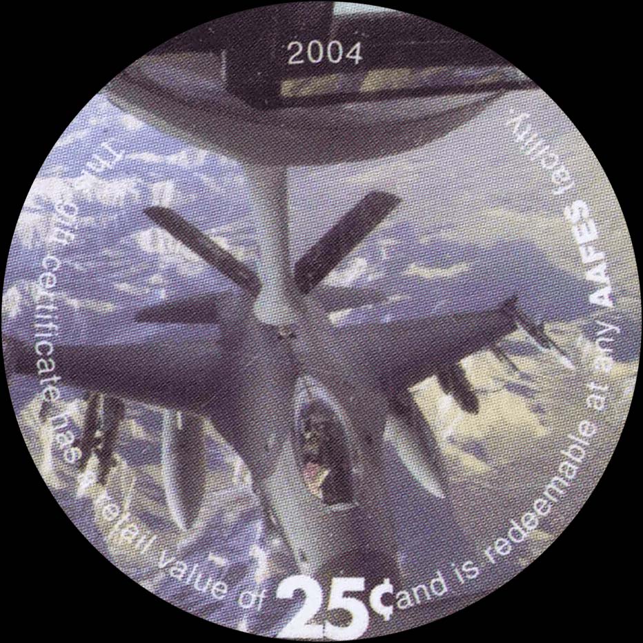 Front of United States pM256: 25 Cents from 2004
