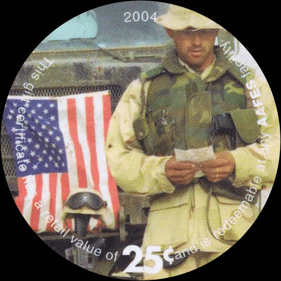 Front of United States pM258: 25 Cents from 2004