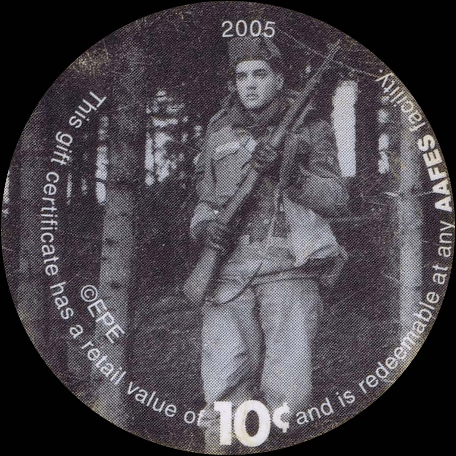 Front of United States pM284: 10 Cents from 2005
