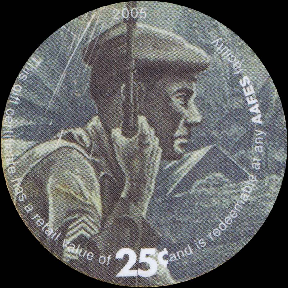 Front of United States pM293: 25 Cents from 2005