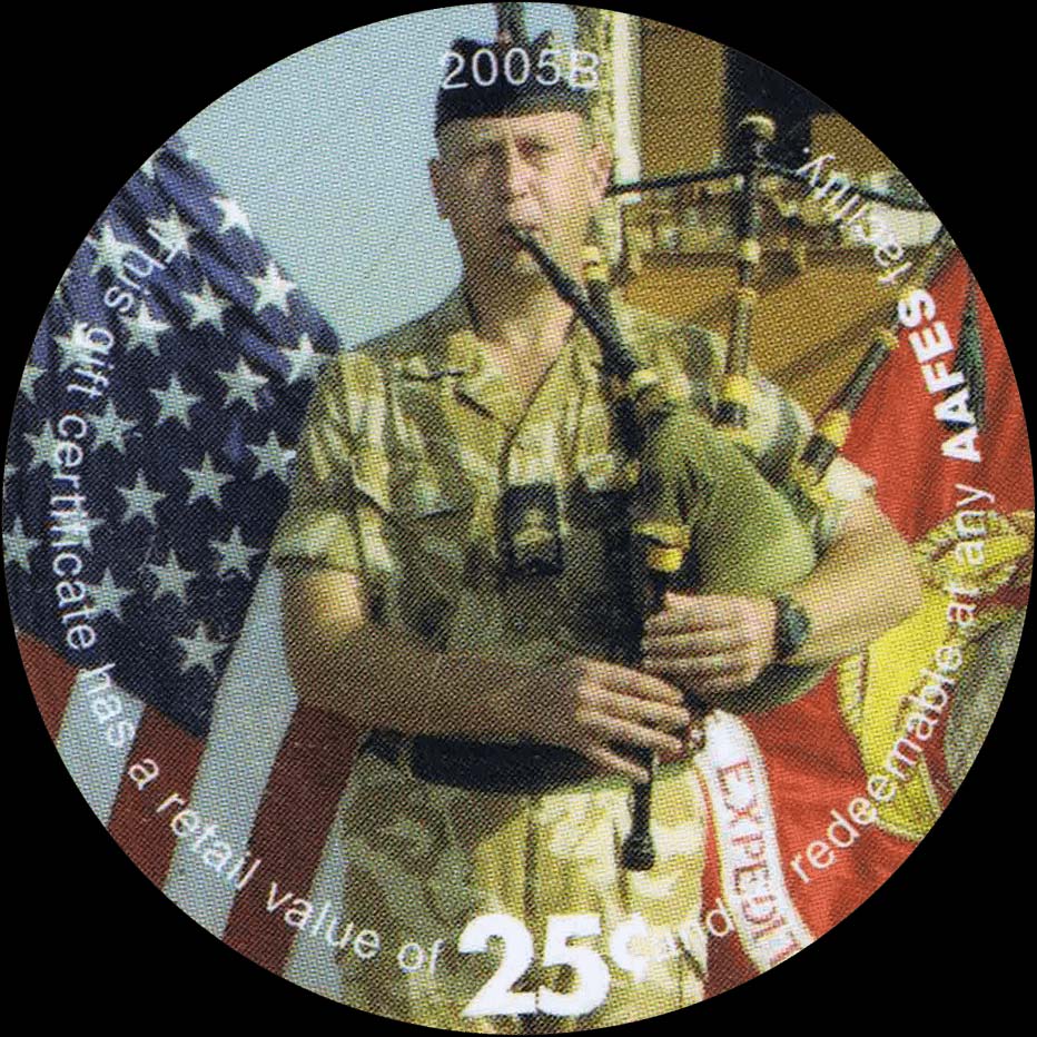 Front of United States pM336: 25 Cents from 2005