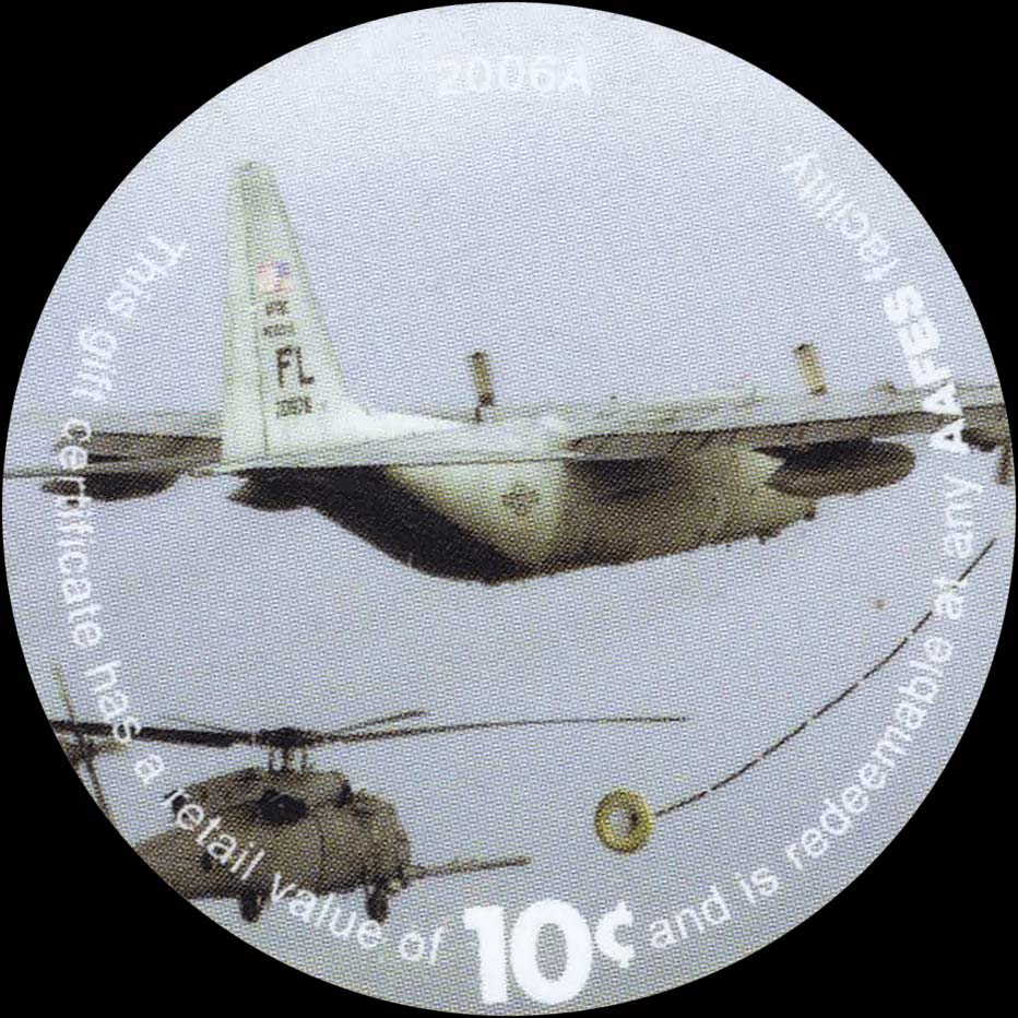 Front of United States pM345: 10 Cents from 2006