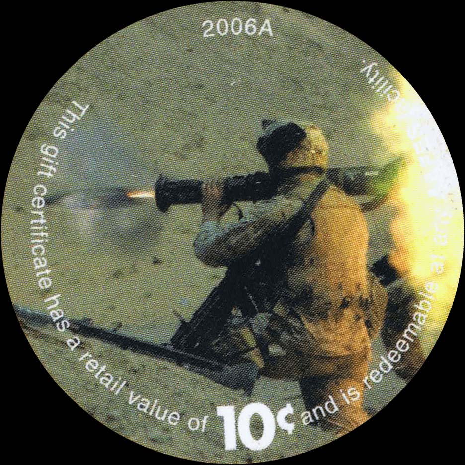 Front of United States pM349: 10 Cents from 2006