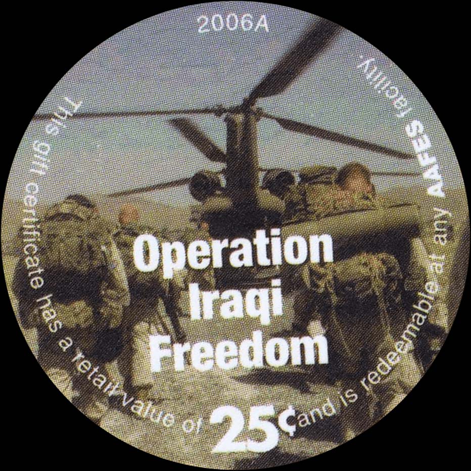 Front of United States pM355: 25 Cents from 2006