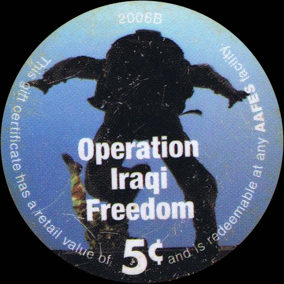 Front of United States pM371: 5 Cents from 2006