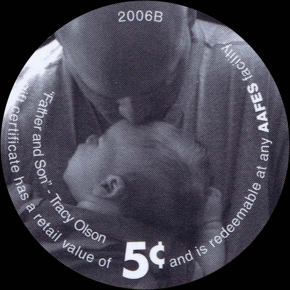 Front of United States pM373: 5 Cents from 2006