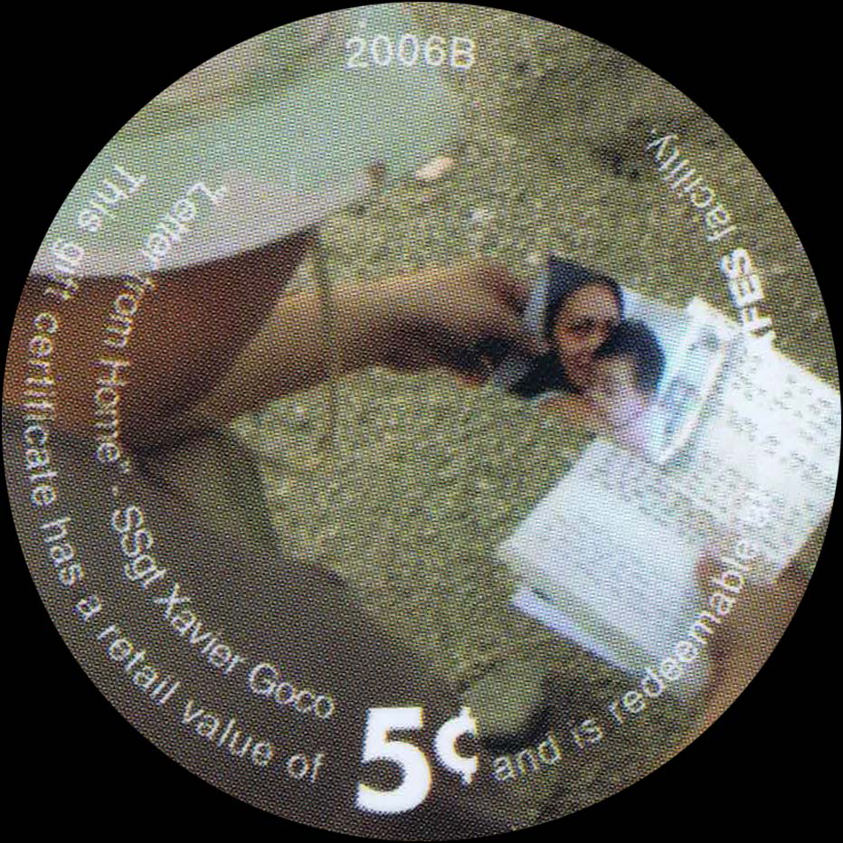 Front of United States pM375: 5 Cents from 2006