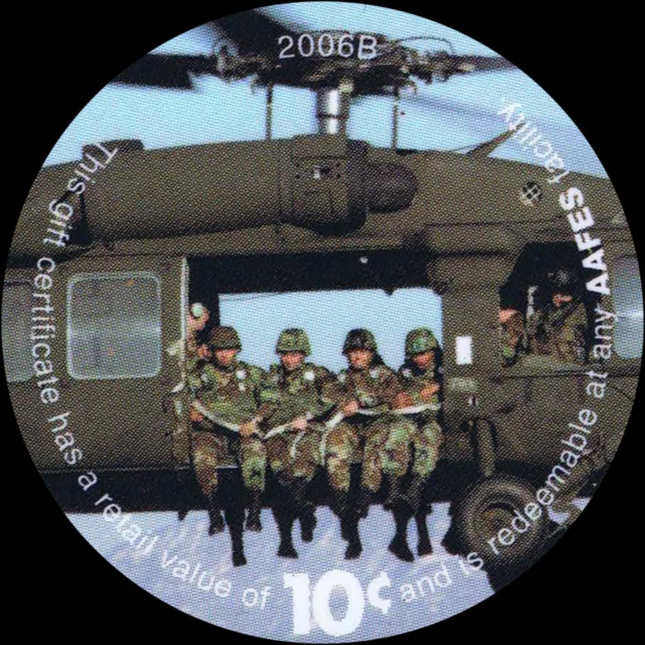 Front of United States pM377: 10 Cents from 2006