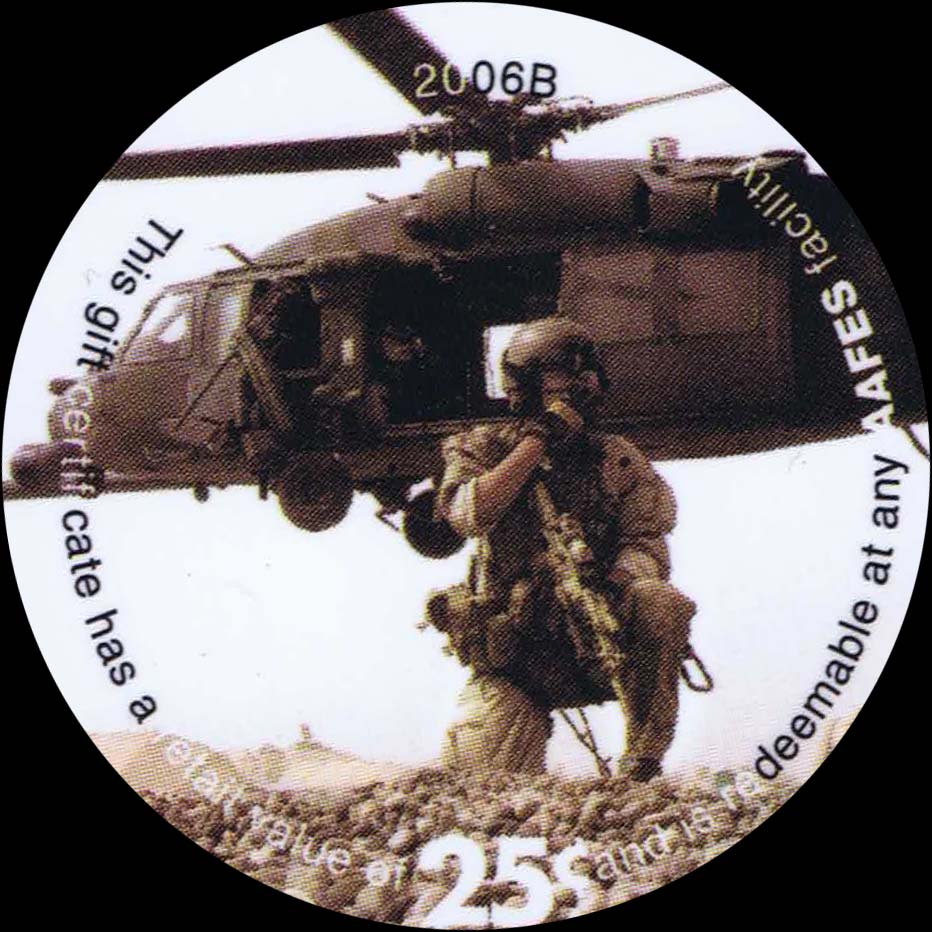 Front of United States pM392: 25 Cents from 2006