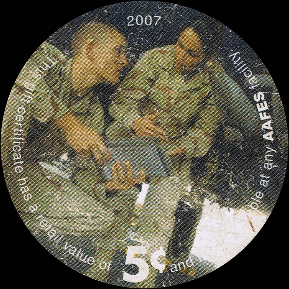 Front of United States pM405: 5 Cents from 2007