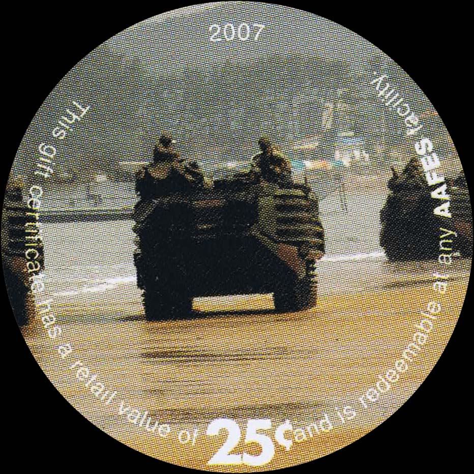 Front of United States pM428: 25 Cents from 2007