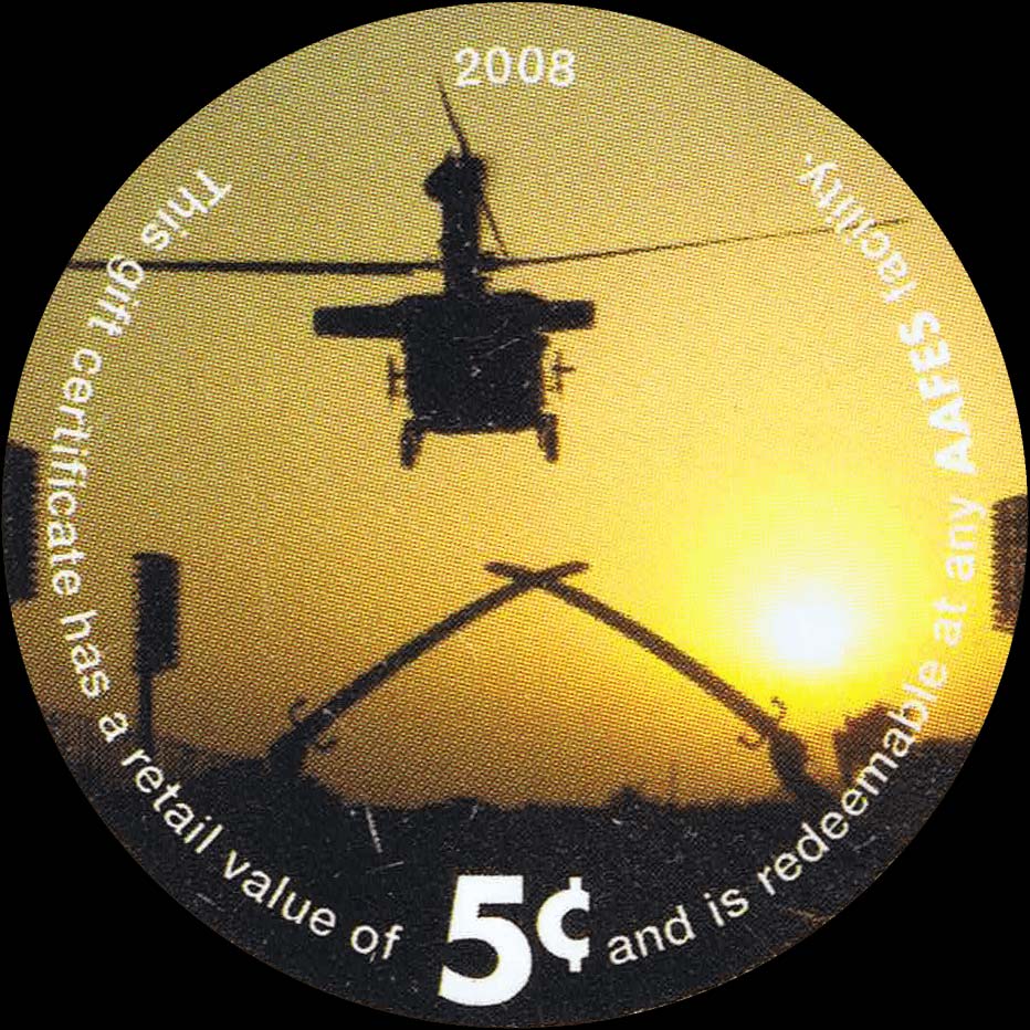 Front of United States pM436: 5 Cents from 2008
