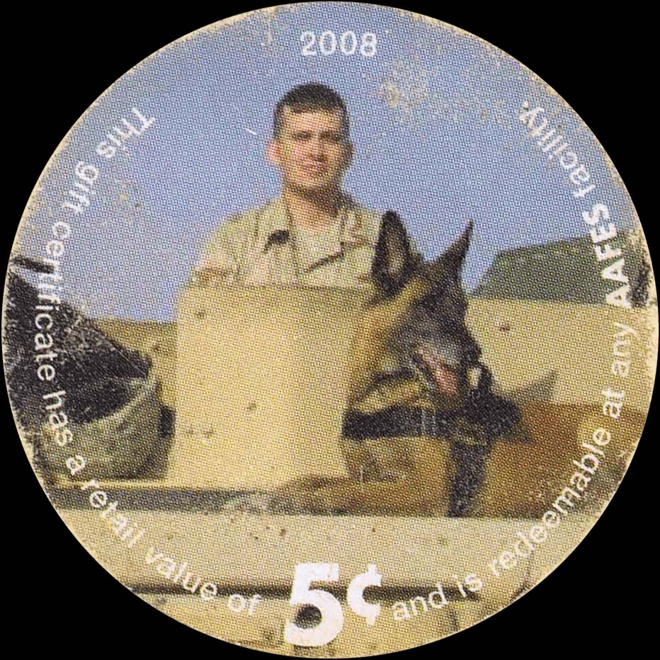 Front of United States pM446: 5 Cents from 2008