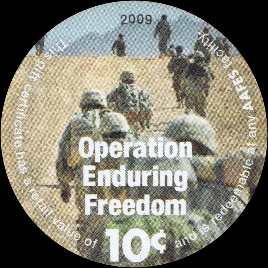 Front of United States pM496a: 10 Cents from 2009