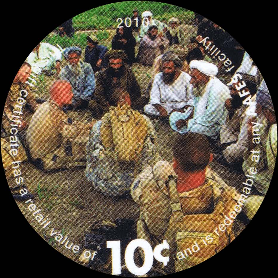 Front of United States pM534b: 10 Cents from 2010