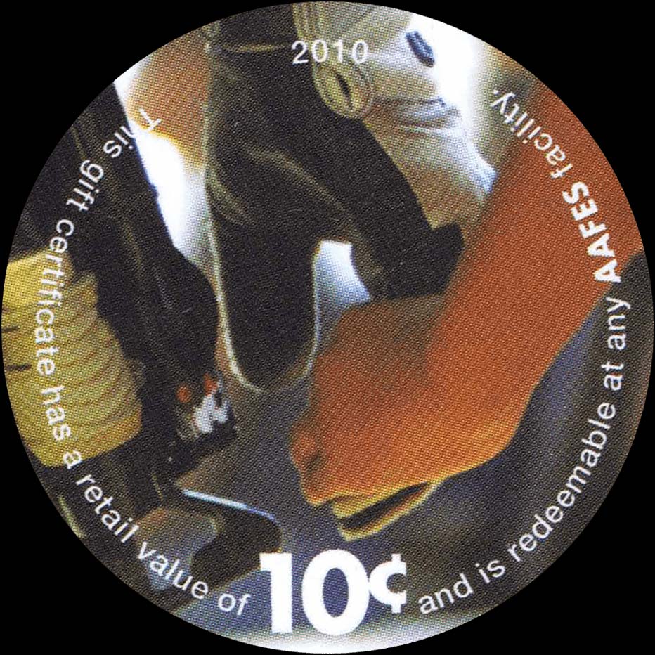 Front of United States pM541: 10 Cents from 2010