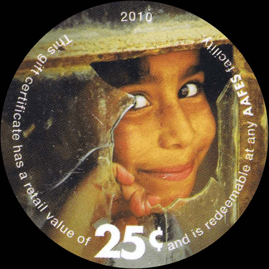 Front of United States pM554: 25 Cents from 2010