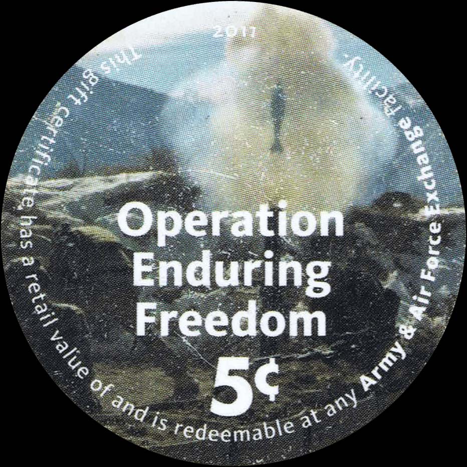 Front of United States pM559: 5 Cents from 2011