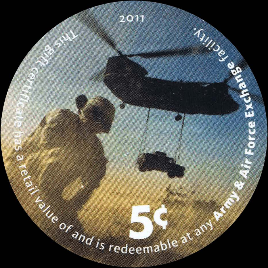 Front of United States pM562: 5 Cents from 2011