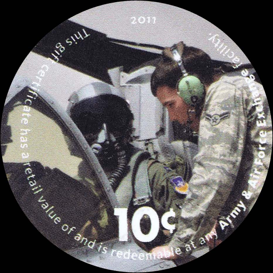 Front of United States pM572: 10 Cents from 2011