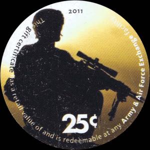 pM580a from United States: 25 Cents from 2011