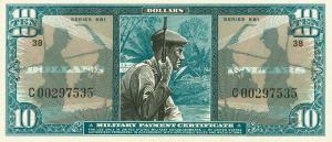 Gallery image for United States pM81r: 10 Dollars