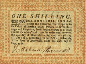 Gallery image for United States pS1037: 1 Shilling